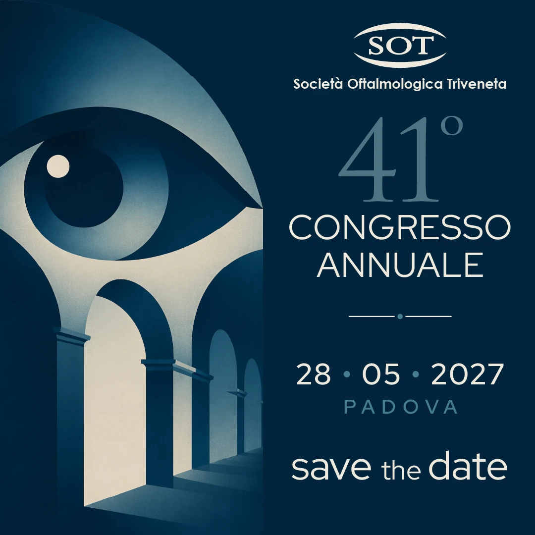 Save the Date del 41° Congresso Annuale SOT a Padova, 28 maggio 2027